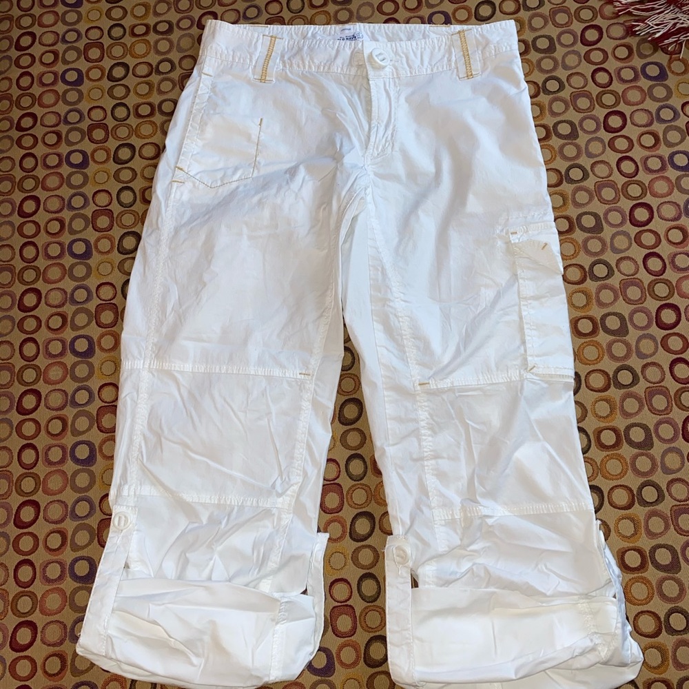 White Capri Pants